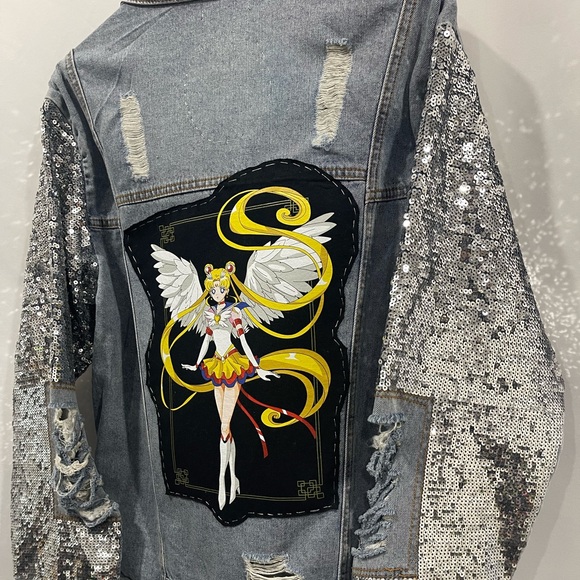 Upcycled Sailor Moon Jacket - Picture 4 of 7